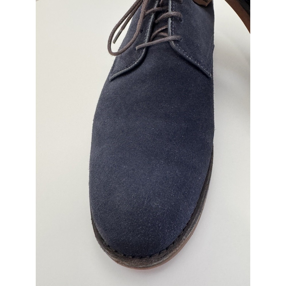 Allen Edmonds Port Washington Nomad Suede Lace Up Blue Dress Casual Shoes 9.5 D - Picture 3 of 13